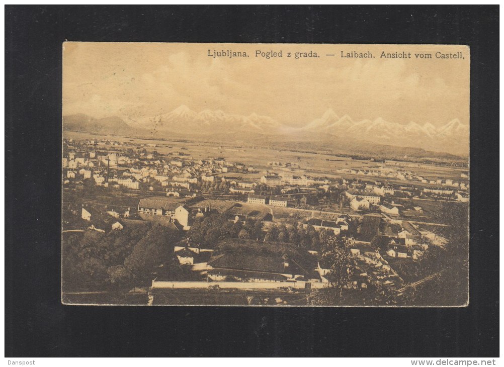Slowenien Slovenia Ljubljana Laibach KuK Zensur 1915