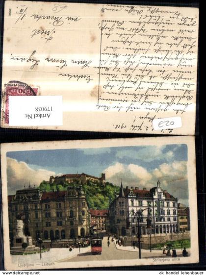 179038,Slowenien Ljubljana Laibach Stritarjeva ulica