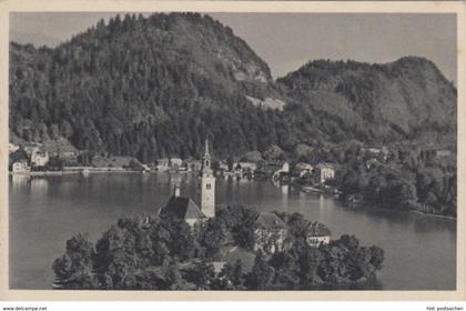 (659) AK Veldes, Bled, Slowenien, Marienkirche, Bleder See, vor 1945