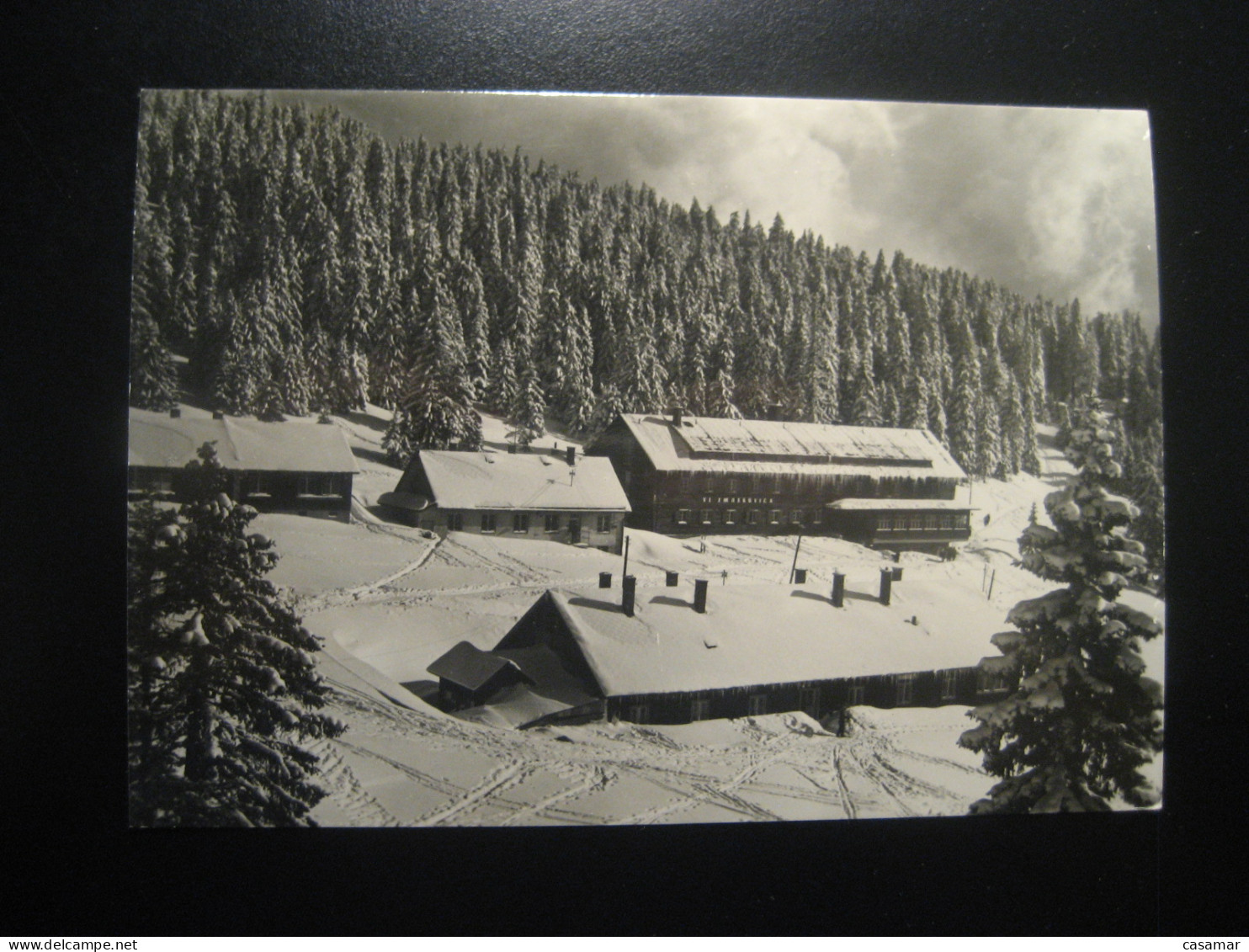 SMREKOVICI 1968 cancel postcard SLOVAKIA