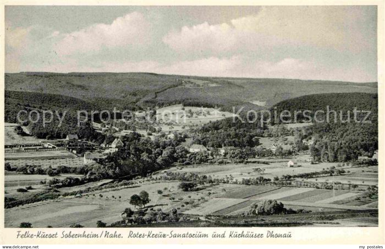 Sobernheim Bad Rotes Kreuz-Sanatorium und Kurhaeuser