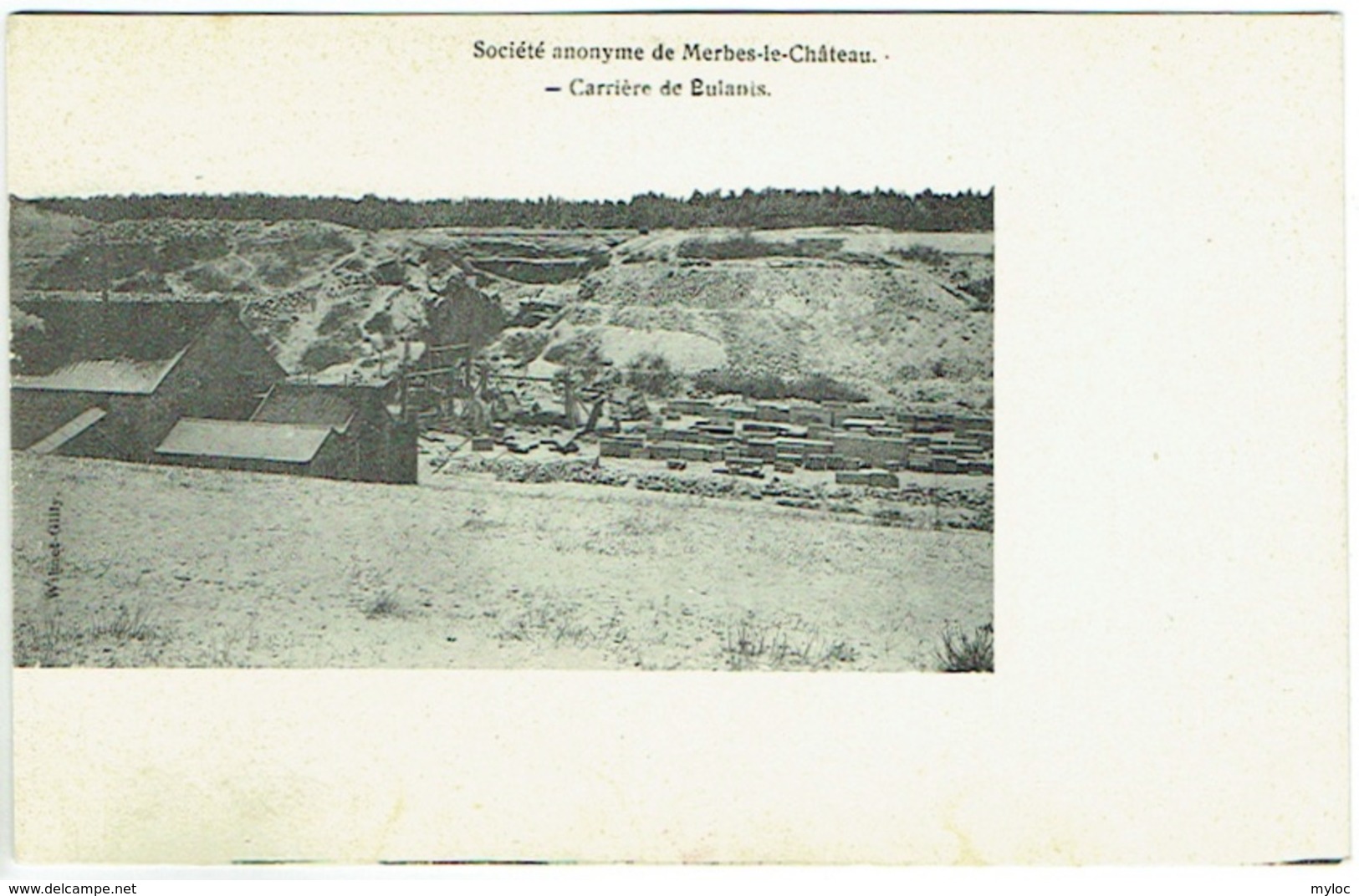 Société anonyme de Merbes-le-Château. Carrière de Bulanis.