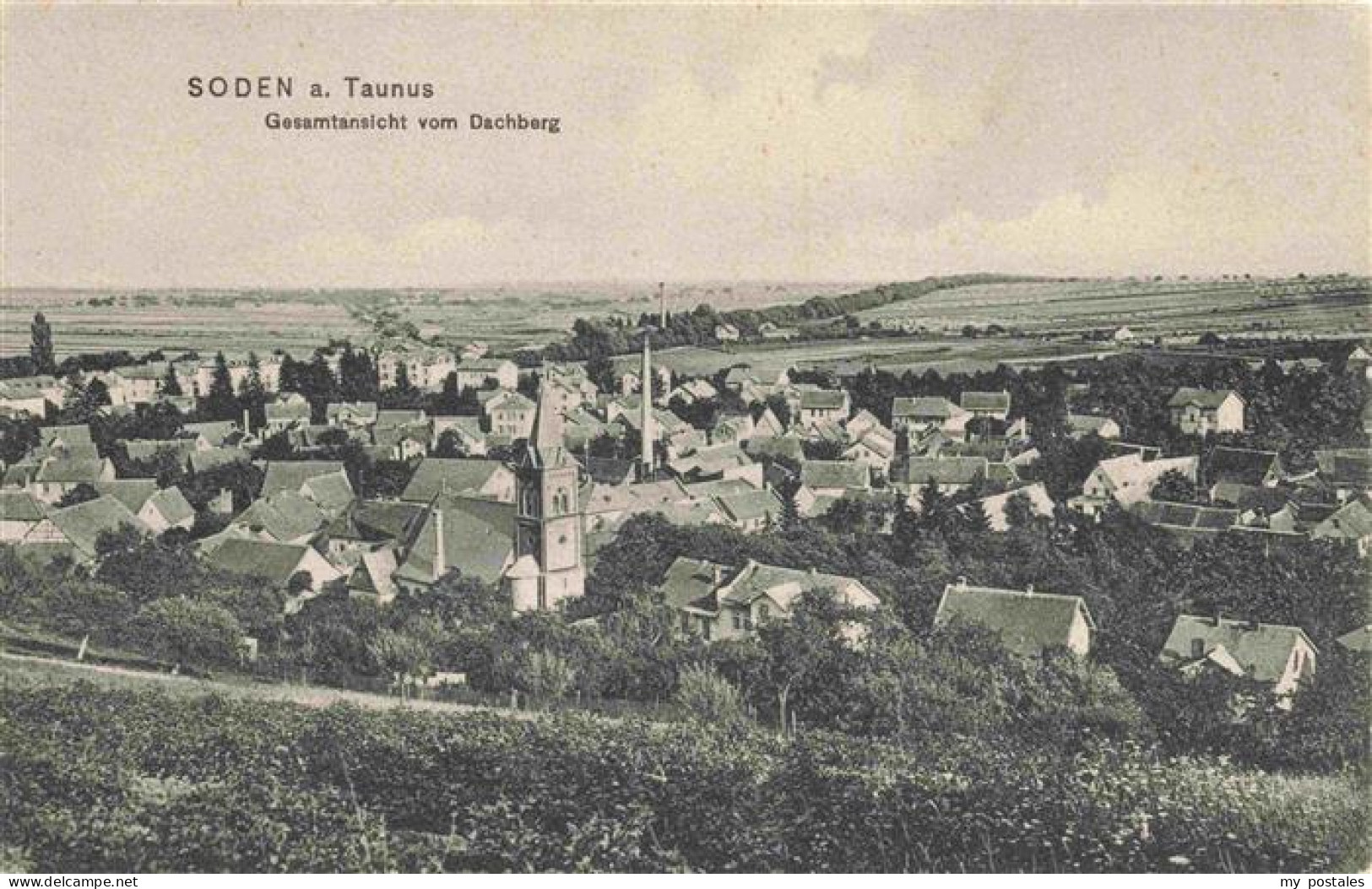 Soden Taunus BAD SODEN Blick vom Dachberg