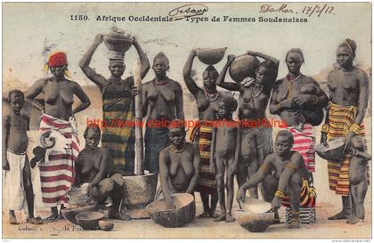 1913 Types de Femmes Soudanaises