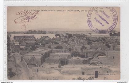 Soudan. Bamako, vu de la Résidence. *