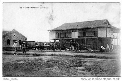 Soudan - Gare d'Ambidédi ( chemin de fer, train )