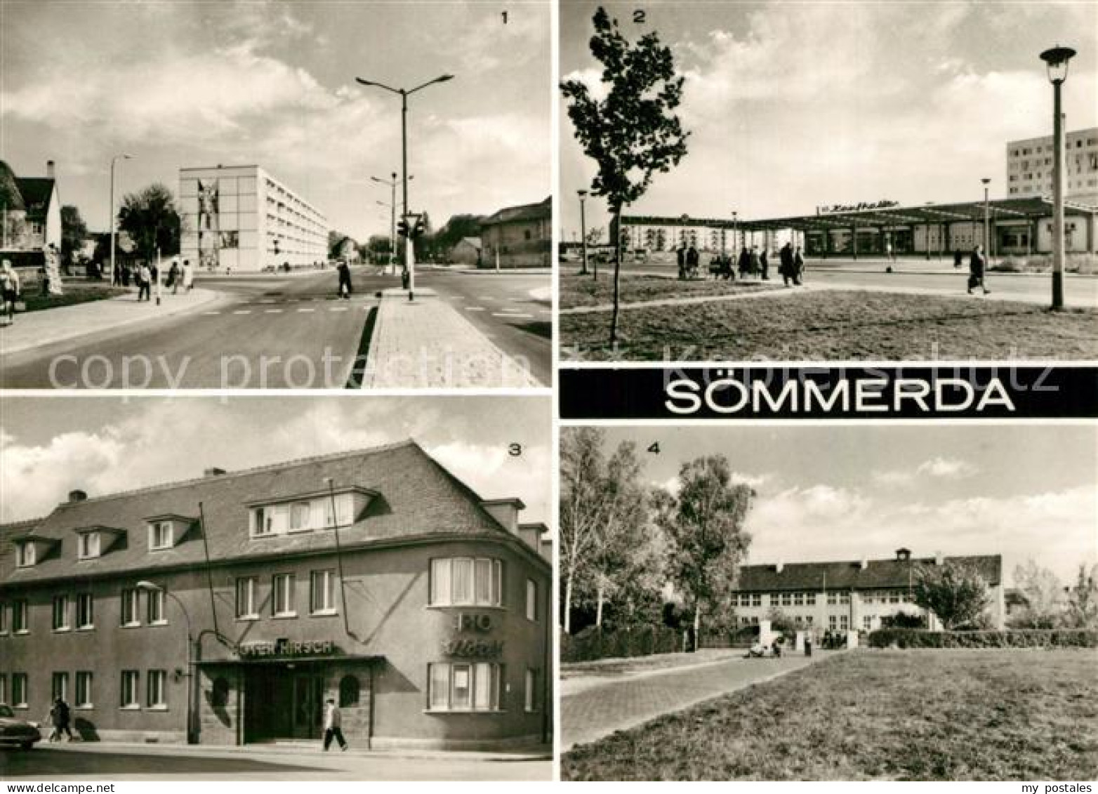 Soemmerda Koelledaer Strasse HO Hotel Roter Hirsch Pestalozzi Tagesschule