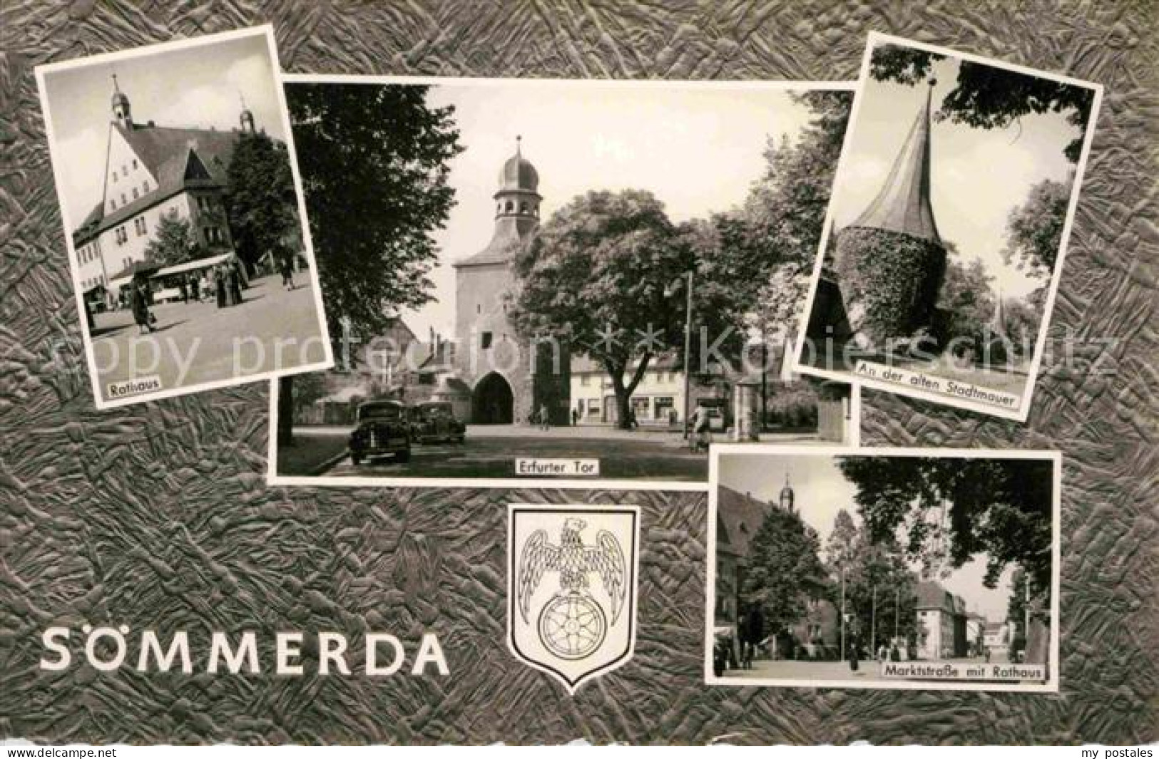 Soemmerda Rathaus Erfurter Tor Alte Stadtmauer Marktstrasse