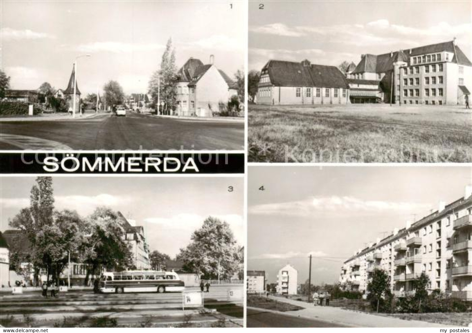 Soemmerda Stadtring Salzmannschule Busbahnhof Strasse der Einheit