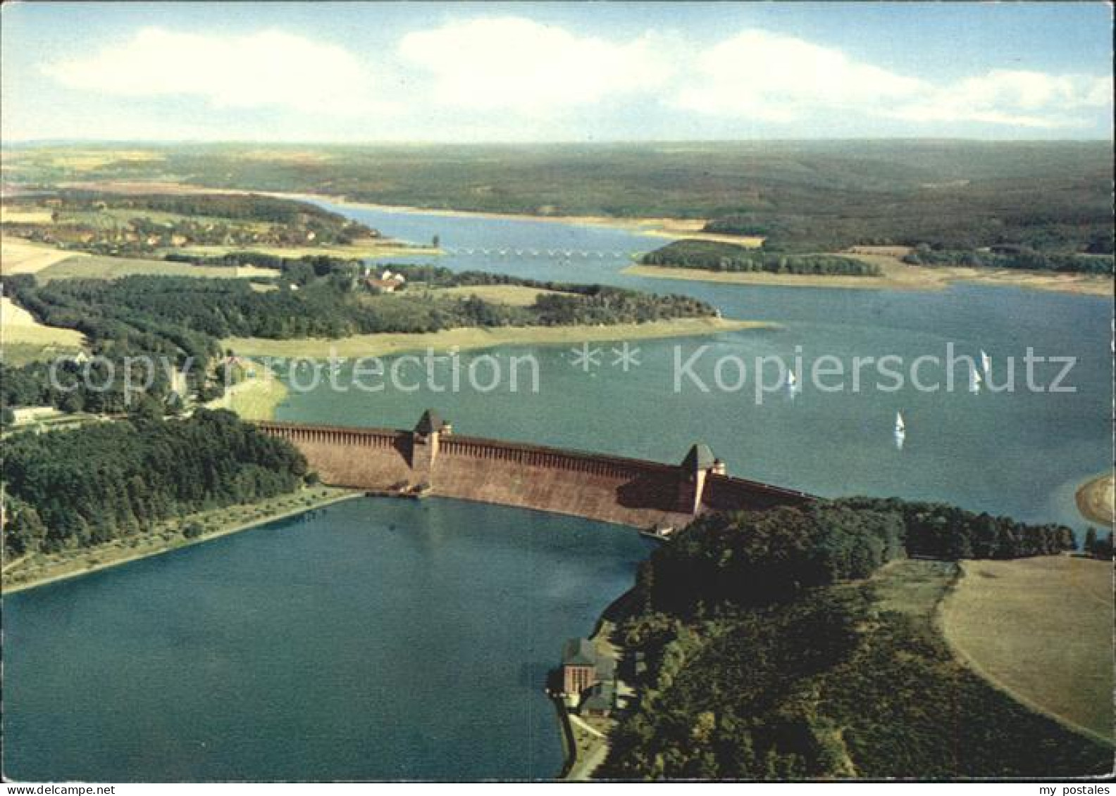 Soest Arnsberg Moehnetalsperre Fliegeraufnahme