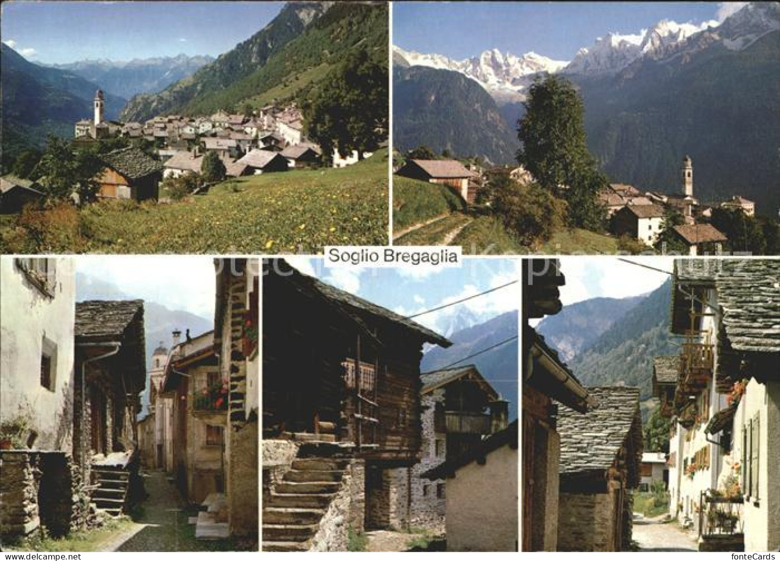 Soglio Bregaglia Ansichten