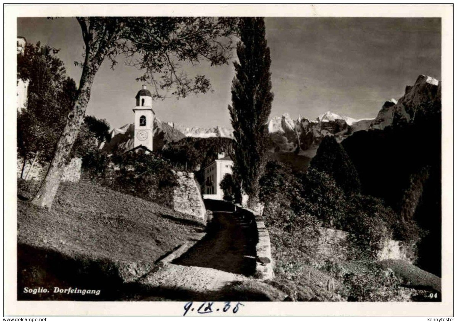 Soglio - Dorfeingang