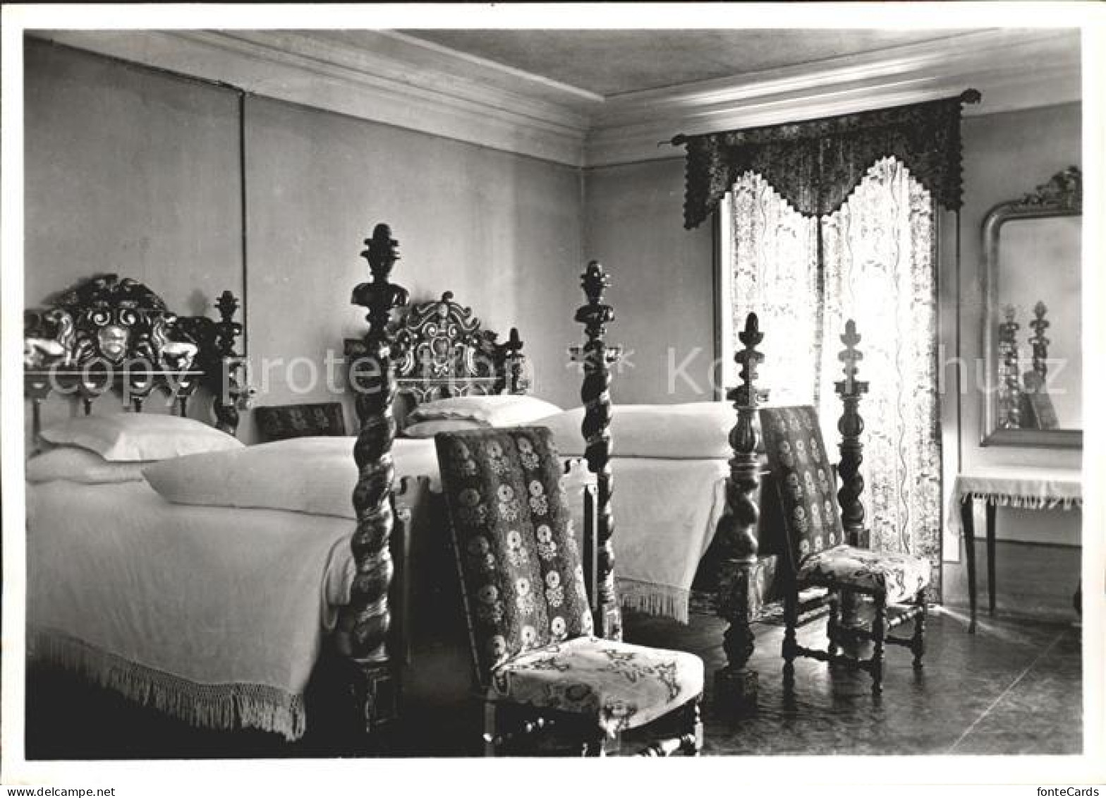 Soglio Hotel Willi Palazzo Salis-Soglio Schlafzimmer