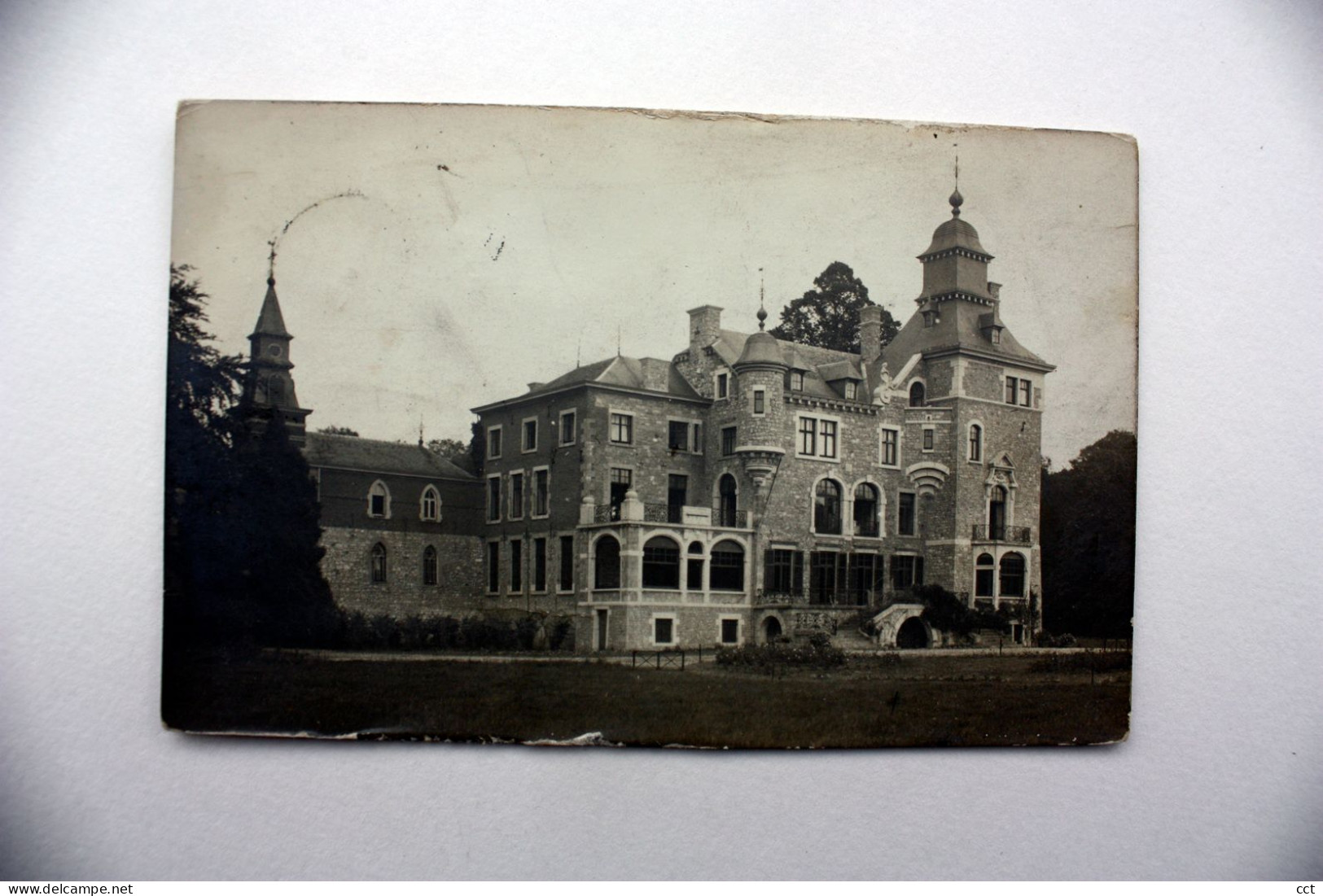Soheit - Tinlot   CARTE PHOTO du château (Kasteel)  daté 1921