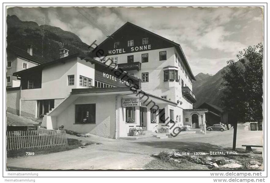 Sölden - Hotel Sonne - Annerl-Keller - Foto-AK