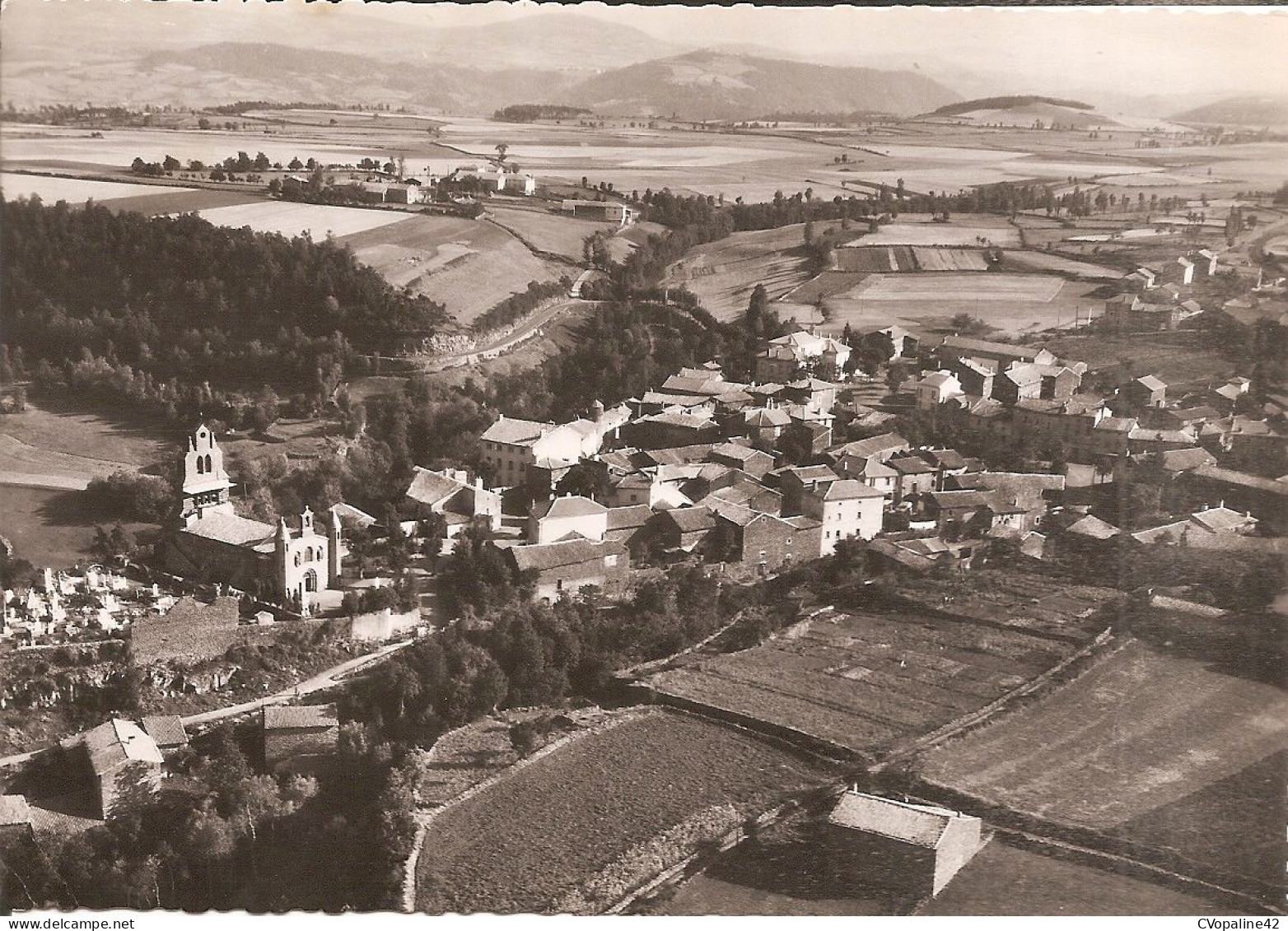 SOLIGNAC-SUR-LOIRE (43) Vue Générale Aérienne en 1959  CPSM GF