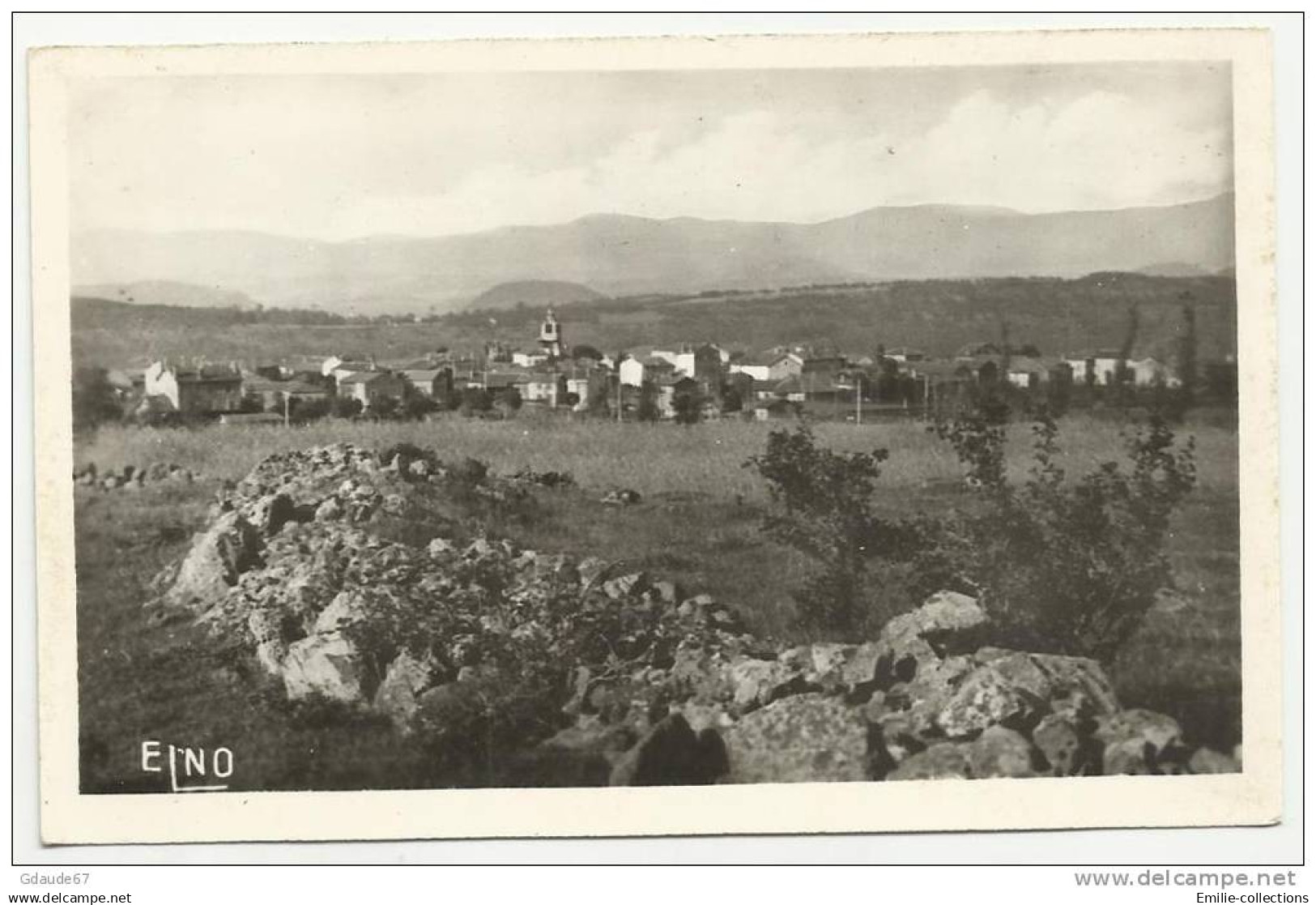 SOLIGNAC SUR LOIRE (HAUTE LOIRE - 43) - CPSM (FORMAT CPA) - VUE PANORAMIQUE