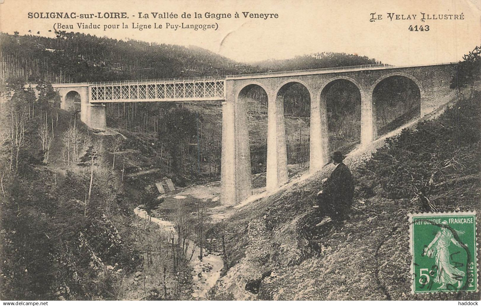 SOLIGNAC SUR LOIRE - LA VALLEE DE LA GAGNE A VENEYRE