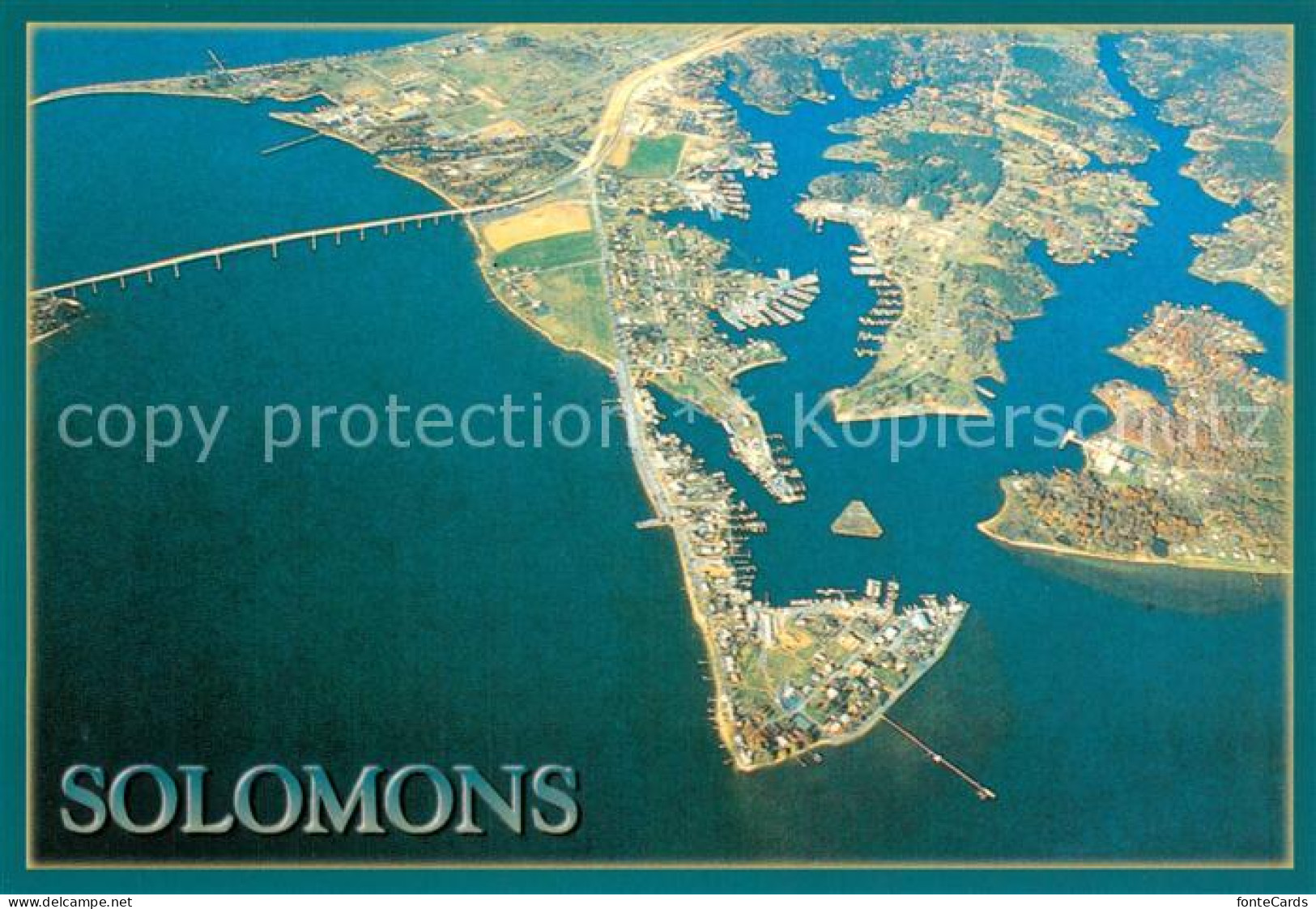 Solomons Fliegeraufnahme Patuxent River Chesapeake Bay