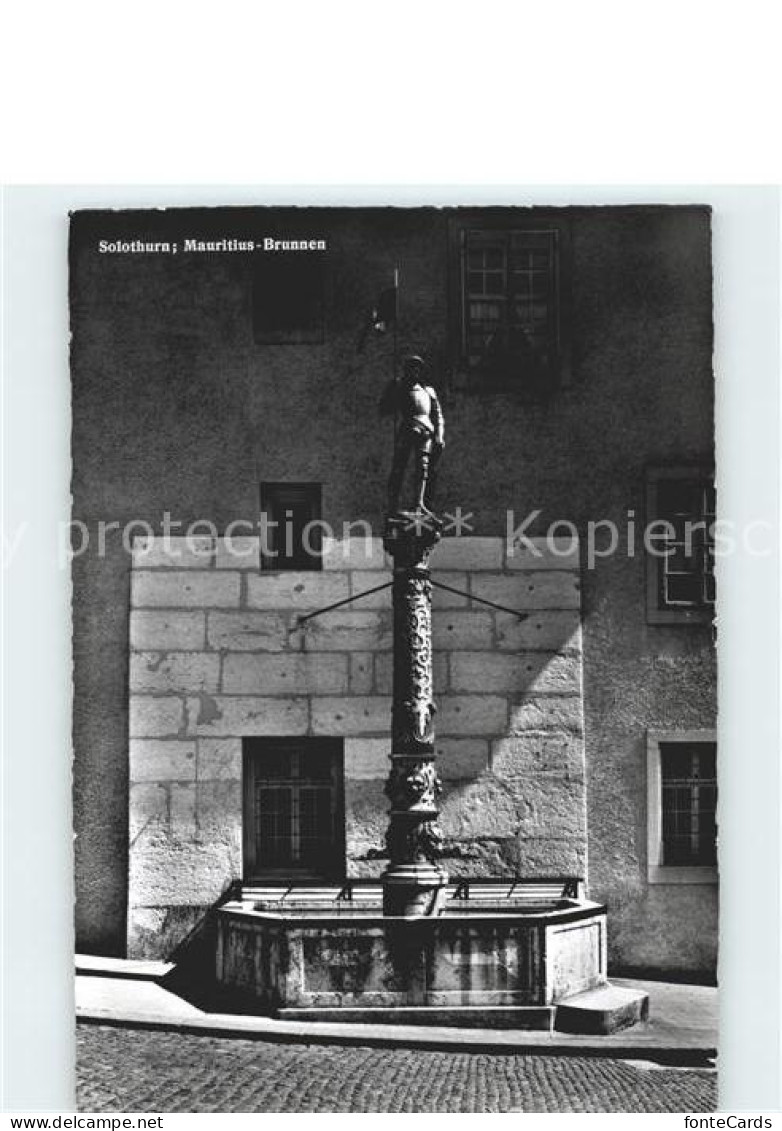 Solothurn Mauritius Brunnen