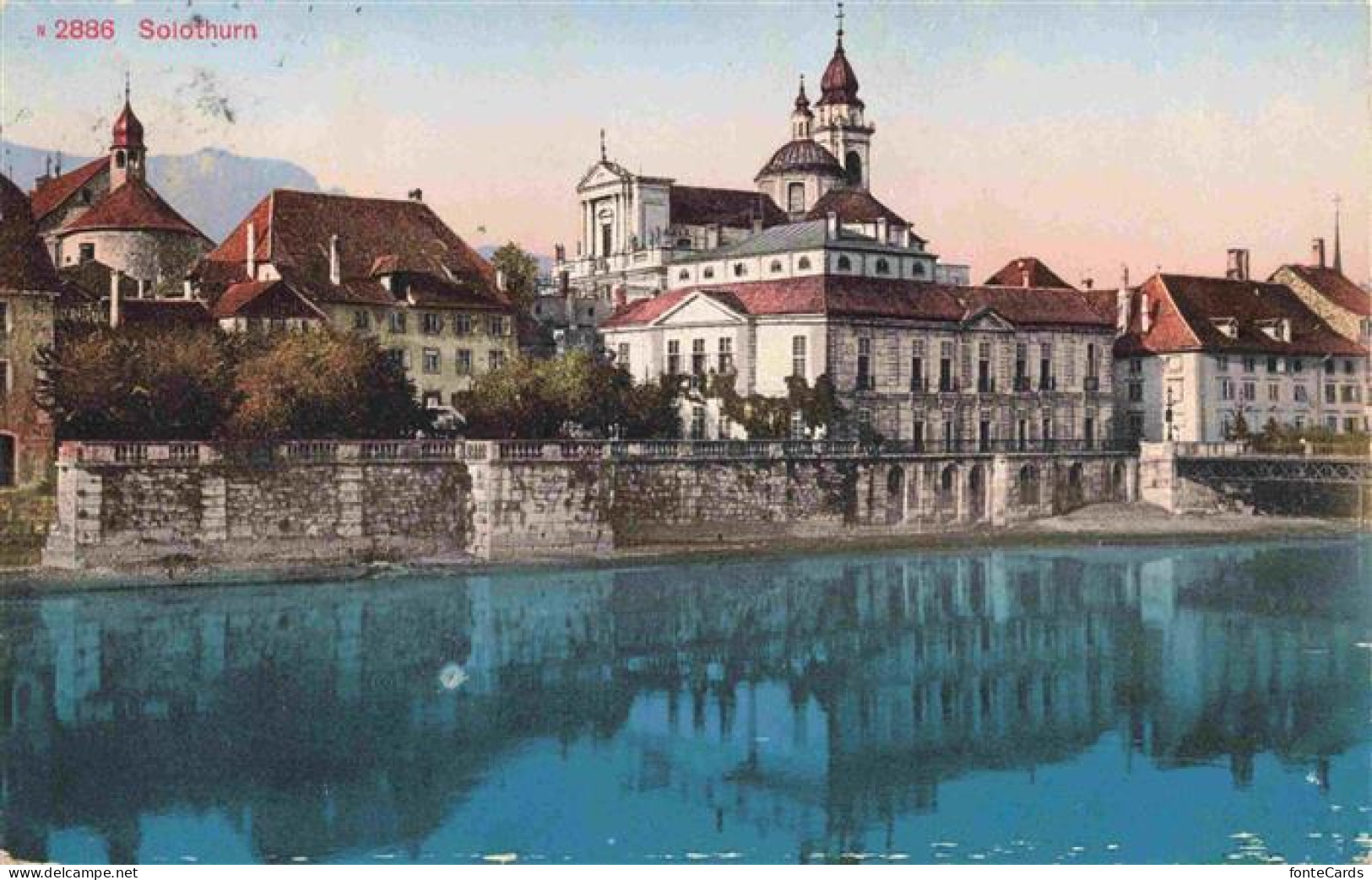 Solothurn Soleure SO Aarepartie Kirche