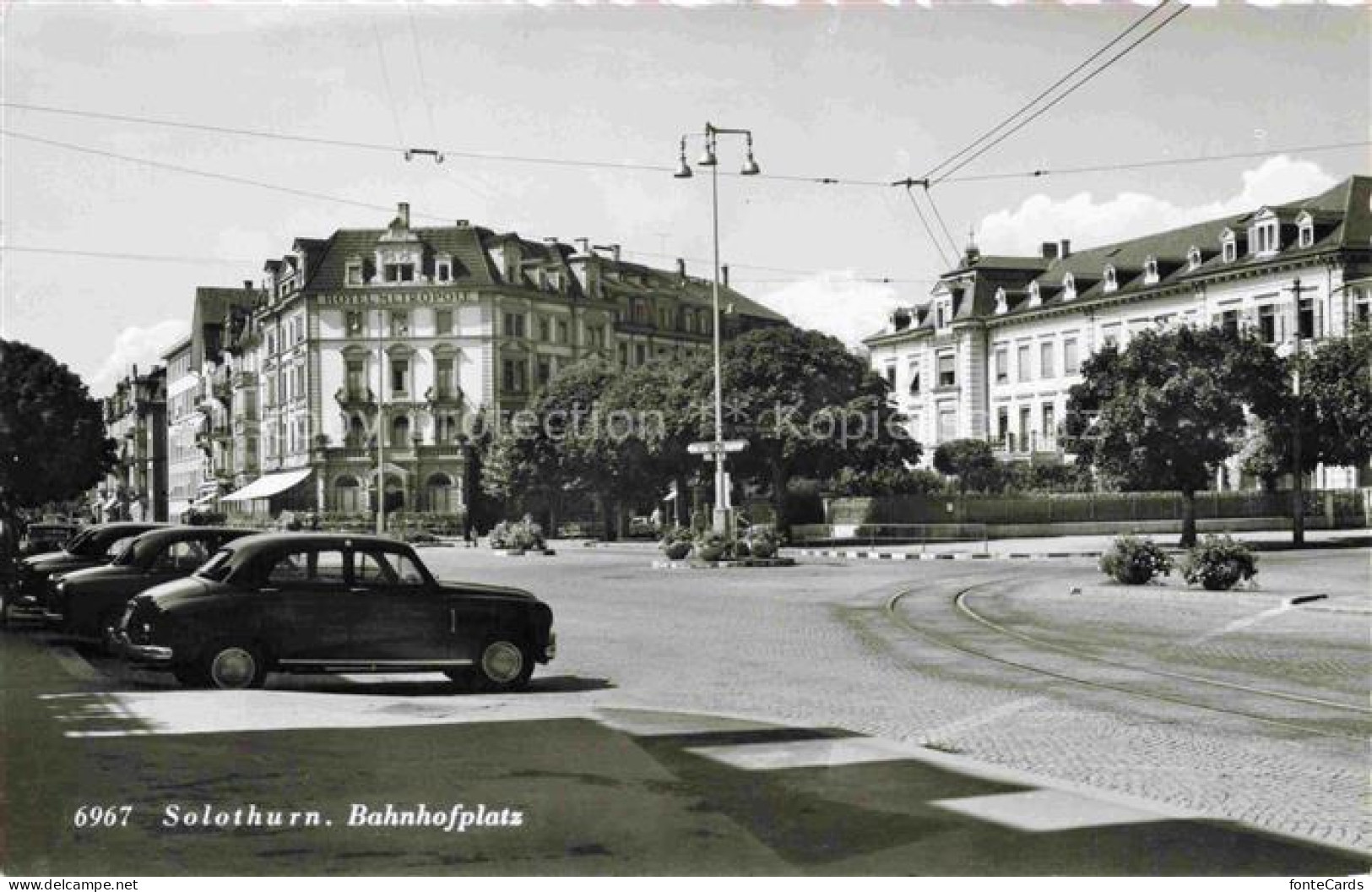 Solothurn Soleure SO Bahnhofplatz