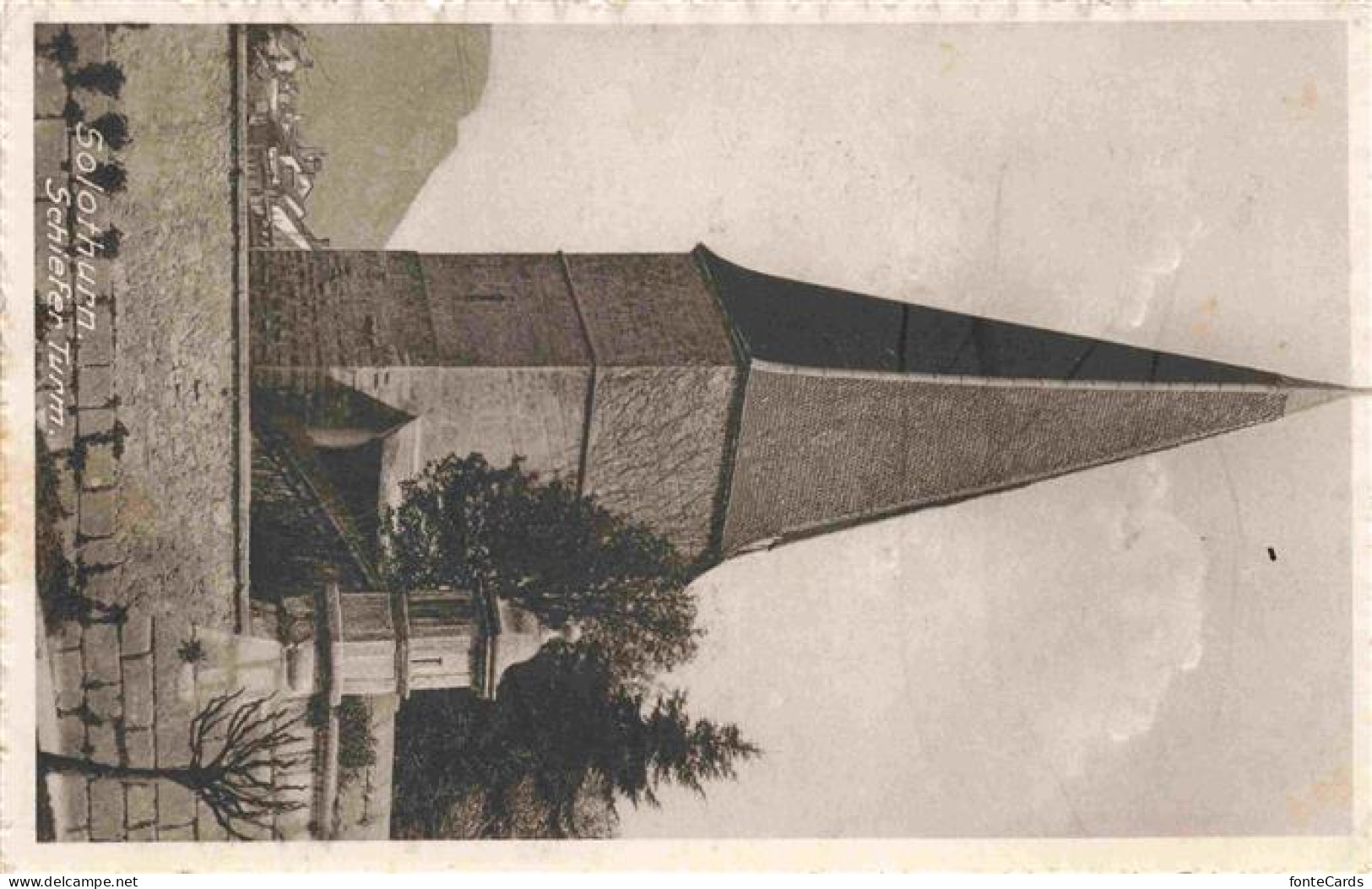 Solothurn Soleure SO Schiefer Turm