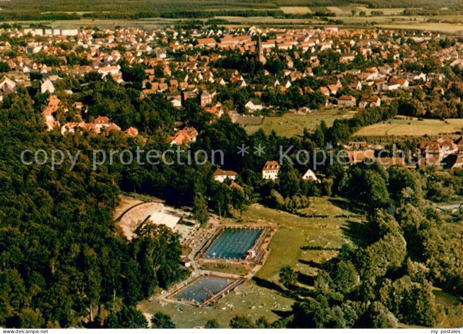 Soltau Fliegeraufnahme Lueneburger Heide