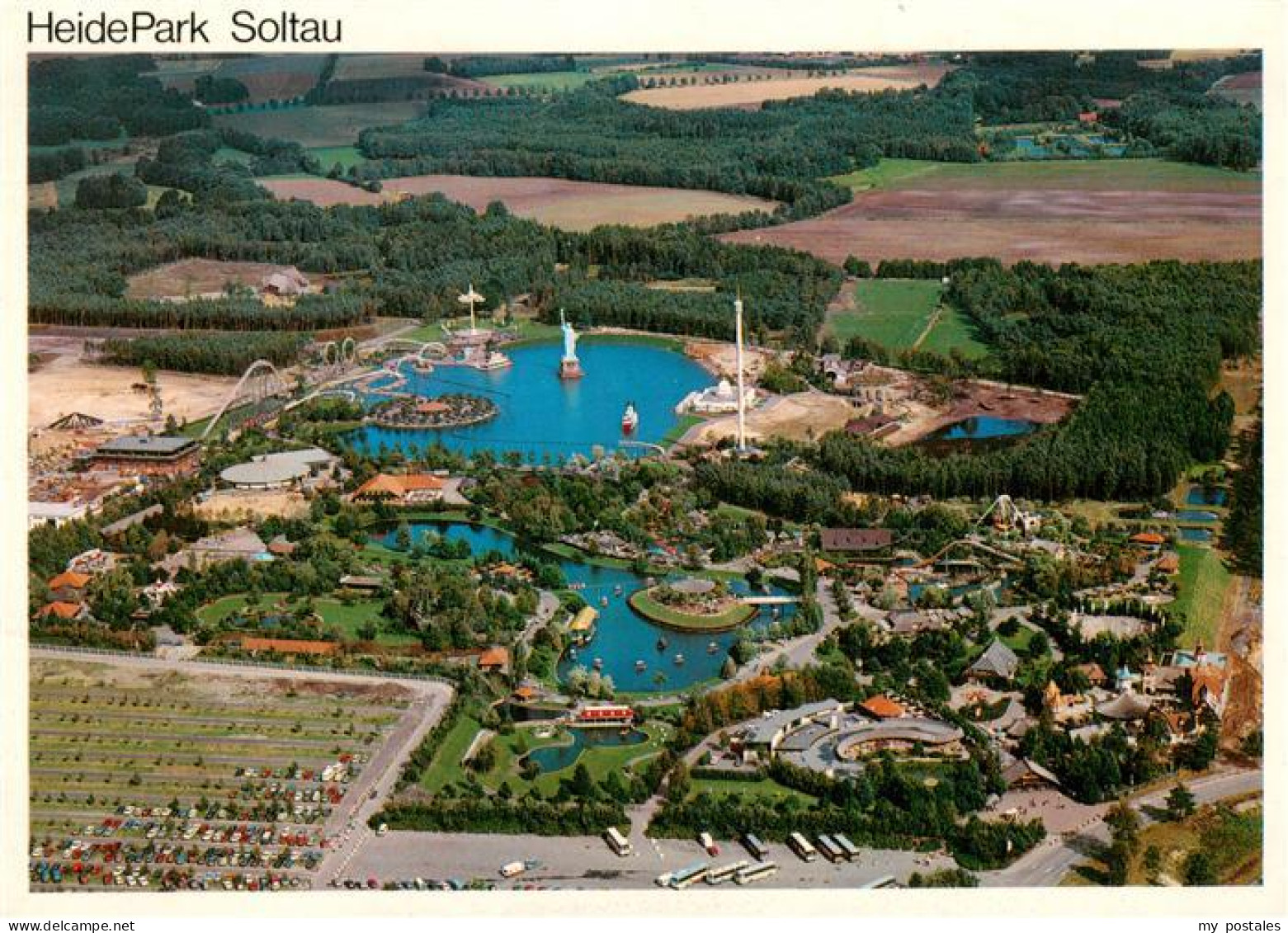 Soltau Heide Park Soltau Fliegeraufnahme