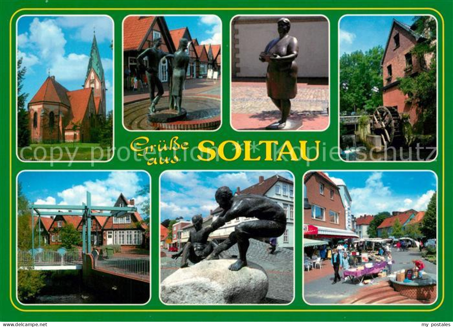 Soltau Skulpturen Bruecke