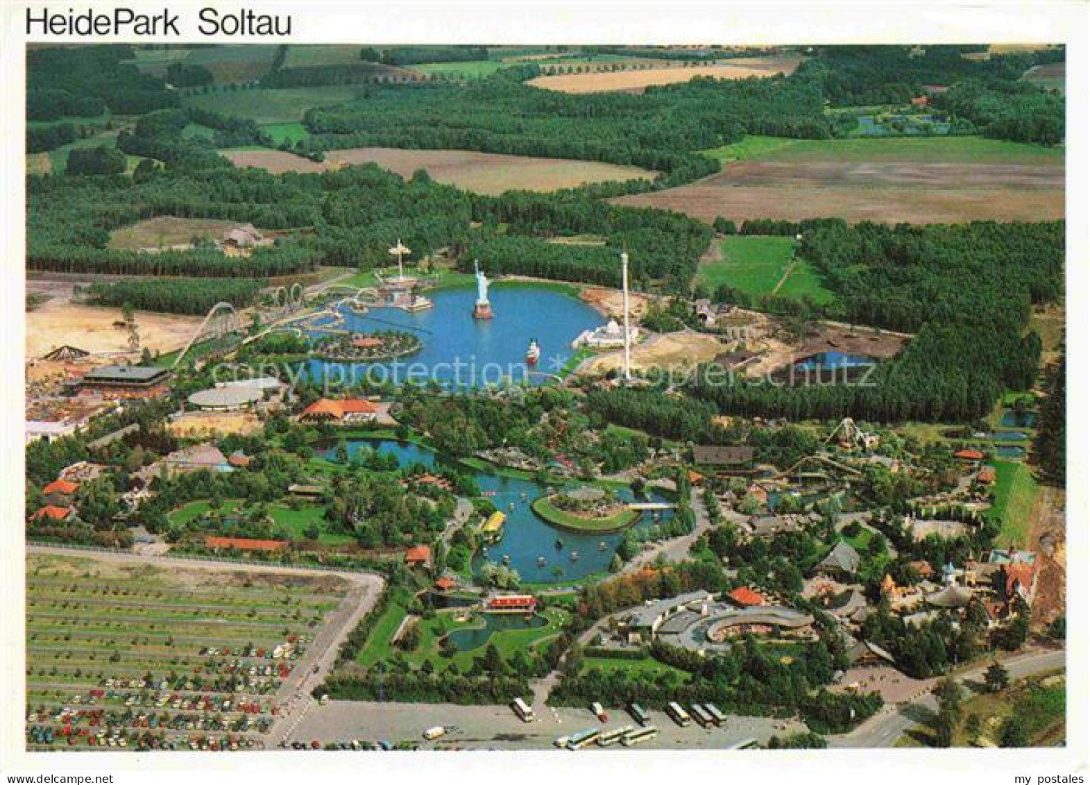 Soltau Soltau-Fallingbostel Niedersachsen Heide-Park Freizeitpark Luftbild Freih