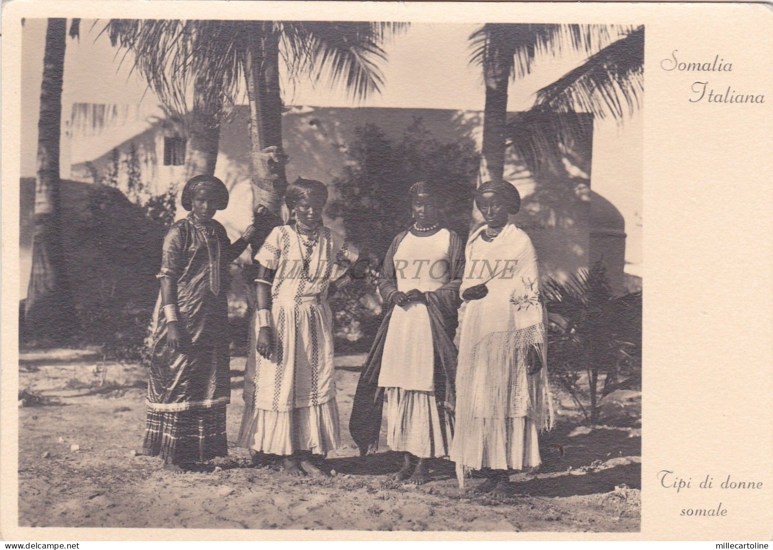 SOMALIA - Mogadiscio - Tipi di donne somale - Fotocelere Campassi Torino