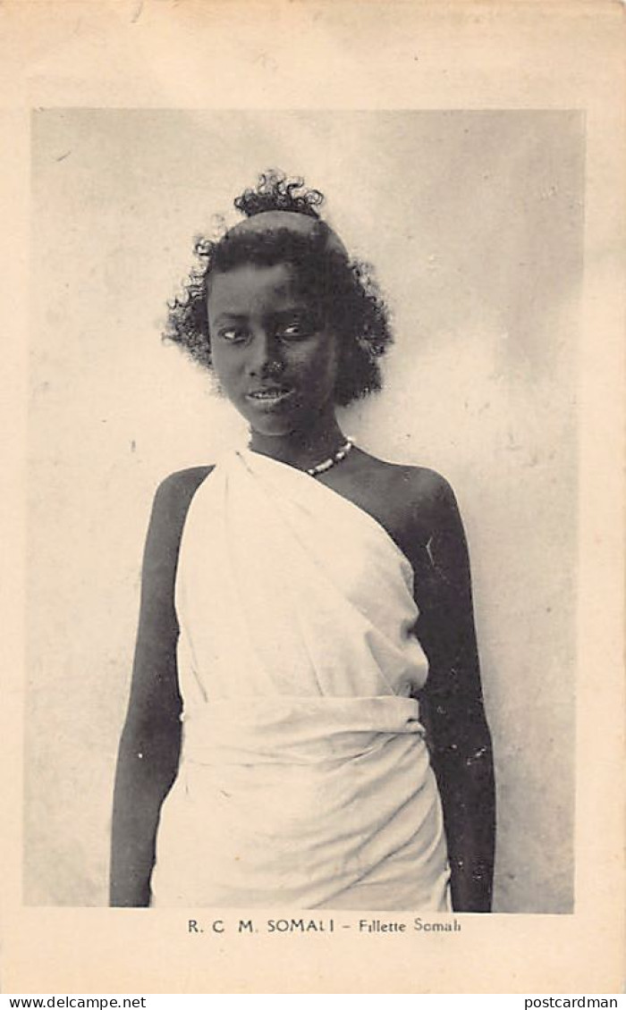 SOMALIA - Somali girl - Publ. Catholic Mission in Somaliland