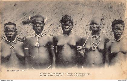 SOMALIA - Cape Guardafui - Group of Cannibals - Publ. H. Grimaud & Cie