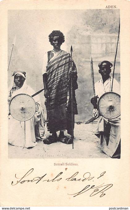 Somalia - Somali soldiers in Aden - Publ. J. Benghiat & Son