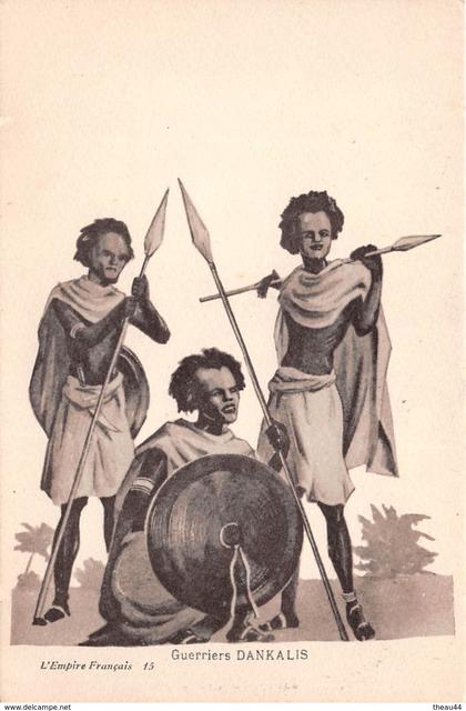 ¤¤   -  SOMALIE  -  Guerriers DANKALIS   - Dessin , Illustrateur   -  ¤¤