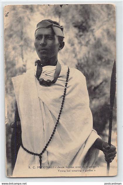 Somalia - Young man in traditional clothingCatholic Mission