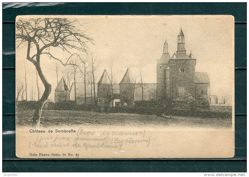 SOMBREFFE: Chateau De Sombreffe, niet gelopen postkaart  (GA13695)