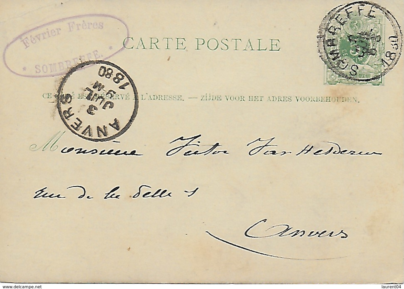 SOMBREFFE. FEVRIER FRERES