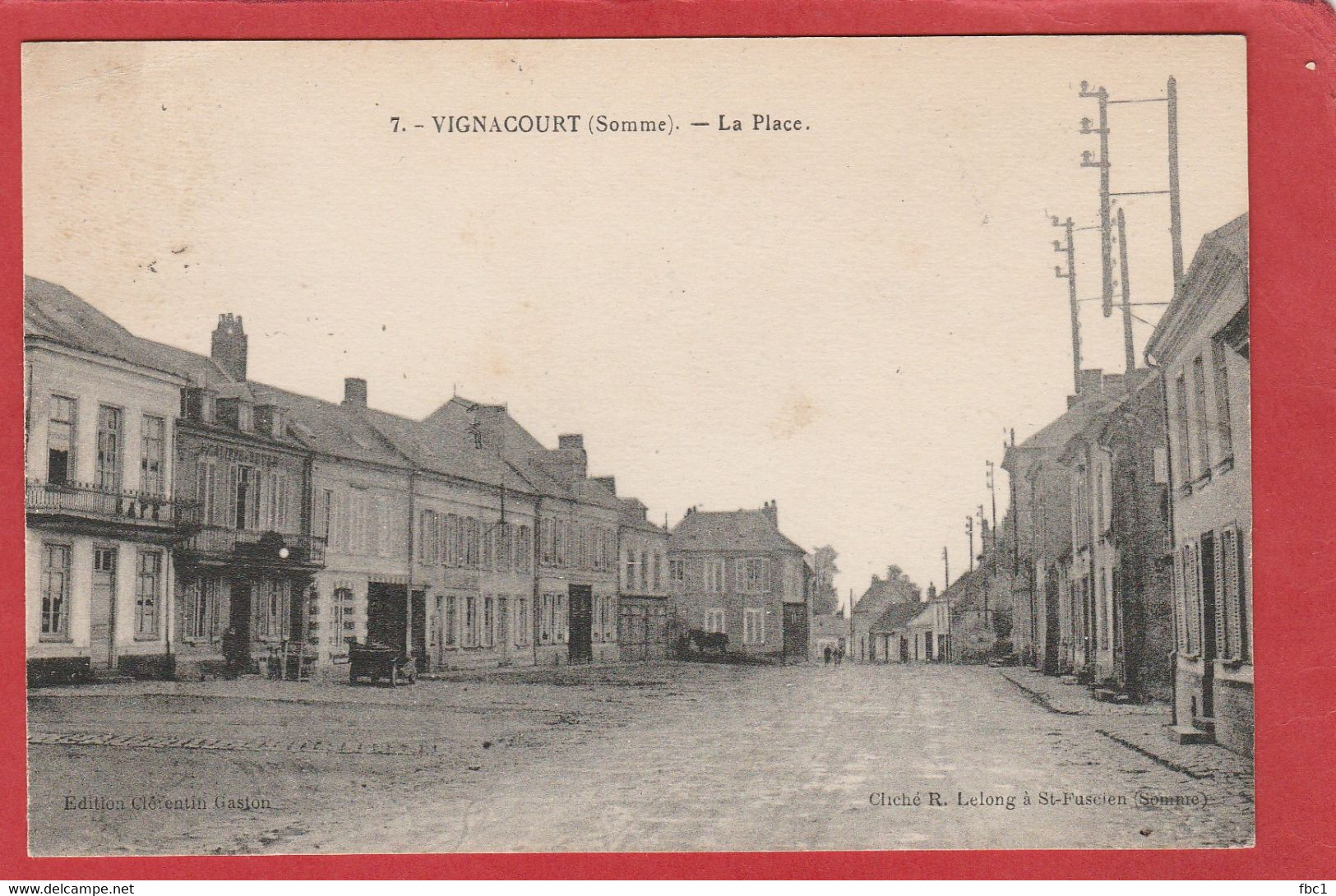 Somme: Vignacourt - La place