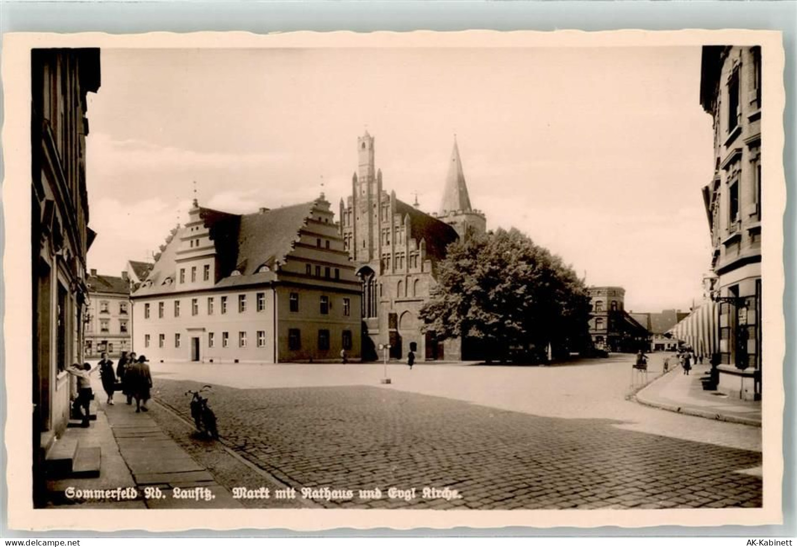 Sommerfeld Lubsko - Marktplatz Rathaus Ev. Kirche - 39525455