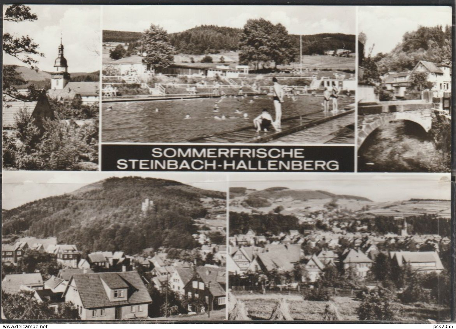 Sommerfrische STEINBACH-HALLENBERG - MBK -  gelaufen 1978  ( AK 7125 )