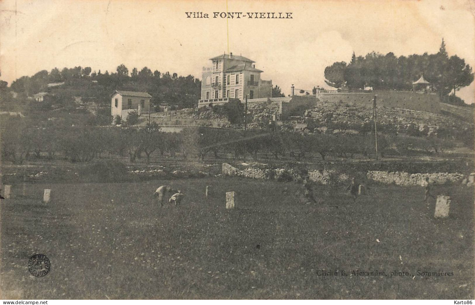 sommières ( éditeur b. alexandre ) * Villa FONT VIEILLE