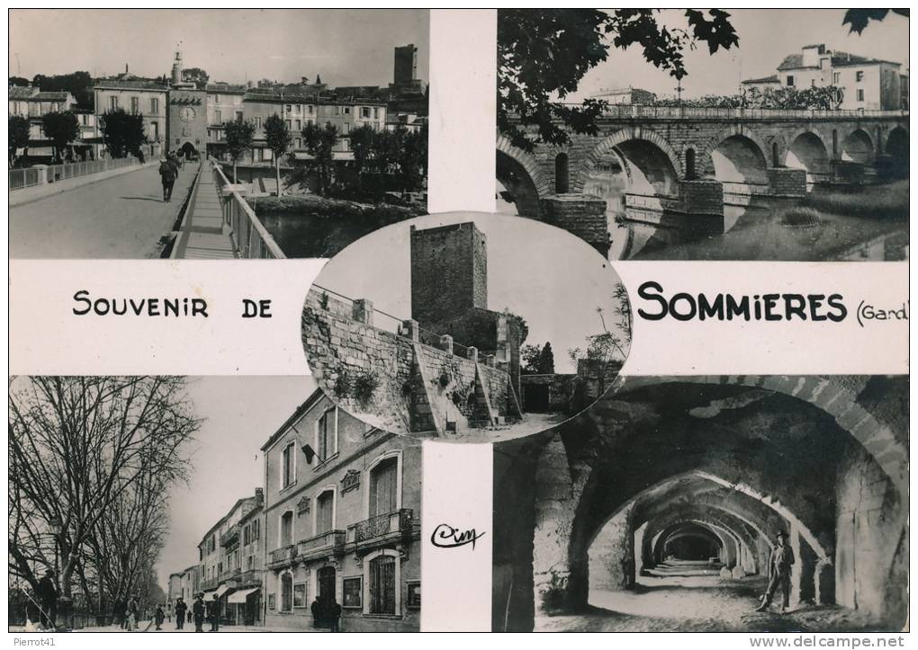 SOMMIERES - Souvenir de Sommières - vues multiples
