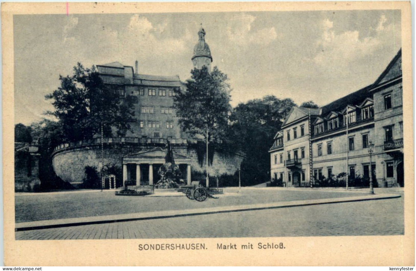 Sondershausen - Markt mit Schloss