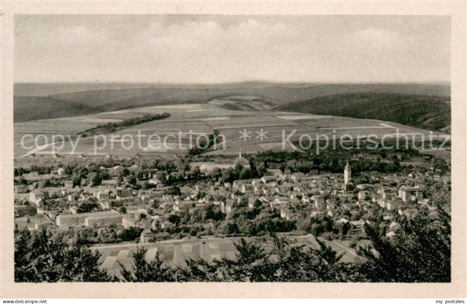 Sondershausen Thueringen Blick vom Rondell
