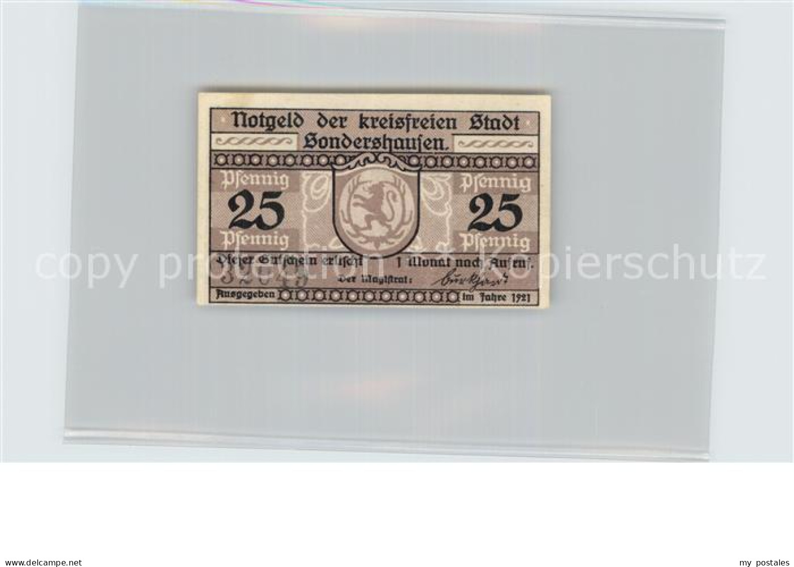 Sondershausen Thueringen Erholungsheim 25 Pfennig