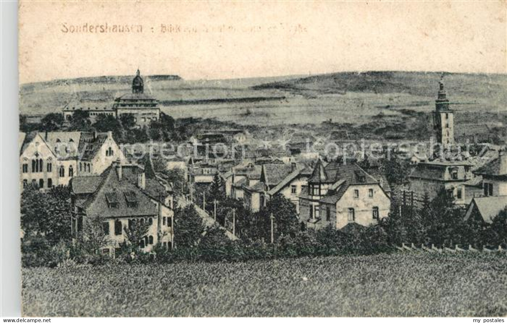 Sondershausen Thueringen Teilansicht