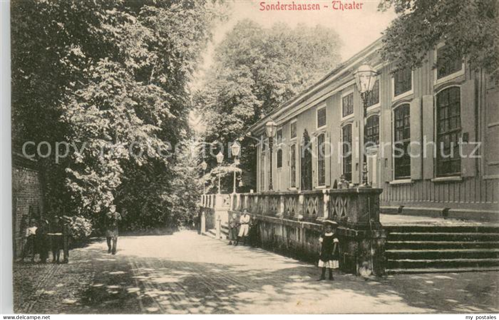 Sondershausen Thueringen Theater Aussenansicht