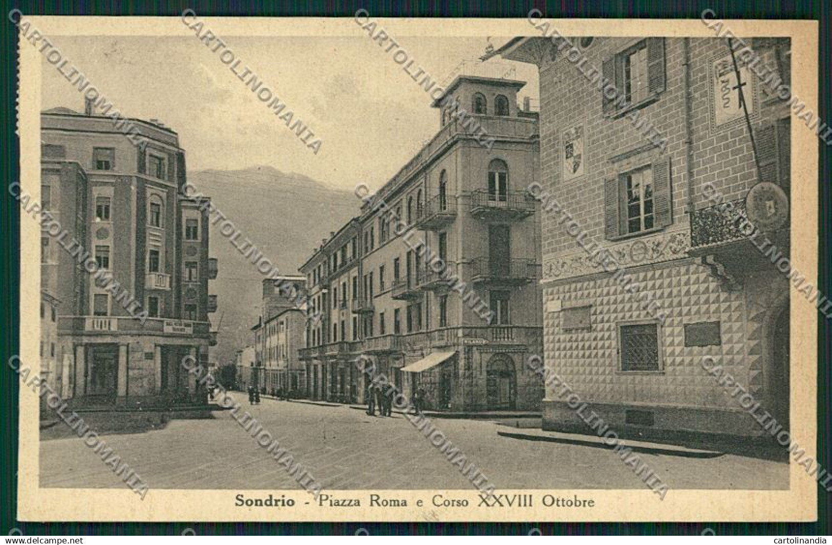 Sondrio città cartolina QQ7407